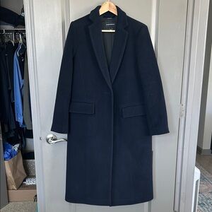 Club Monaco Navy Trench Coat